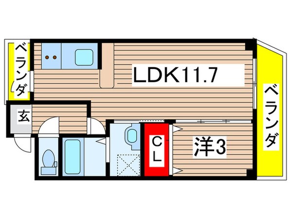 アルファパル福友の物件間取画像